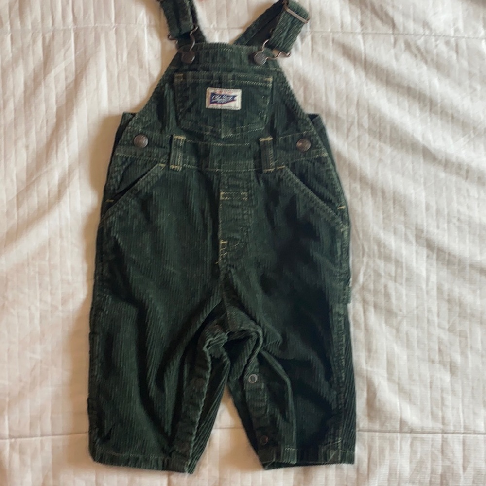Old Navy Overalls Forest Green Size 3-6 months